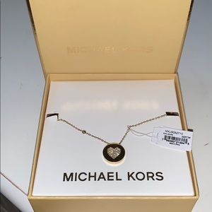 Michael Kors heart necklace, never worn